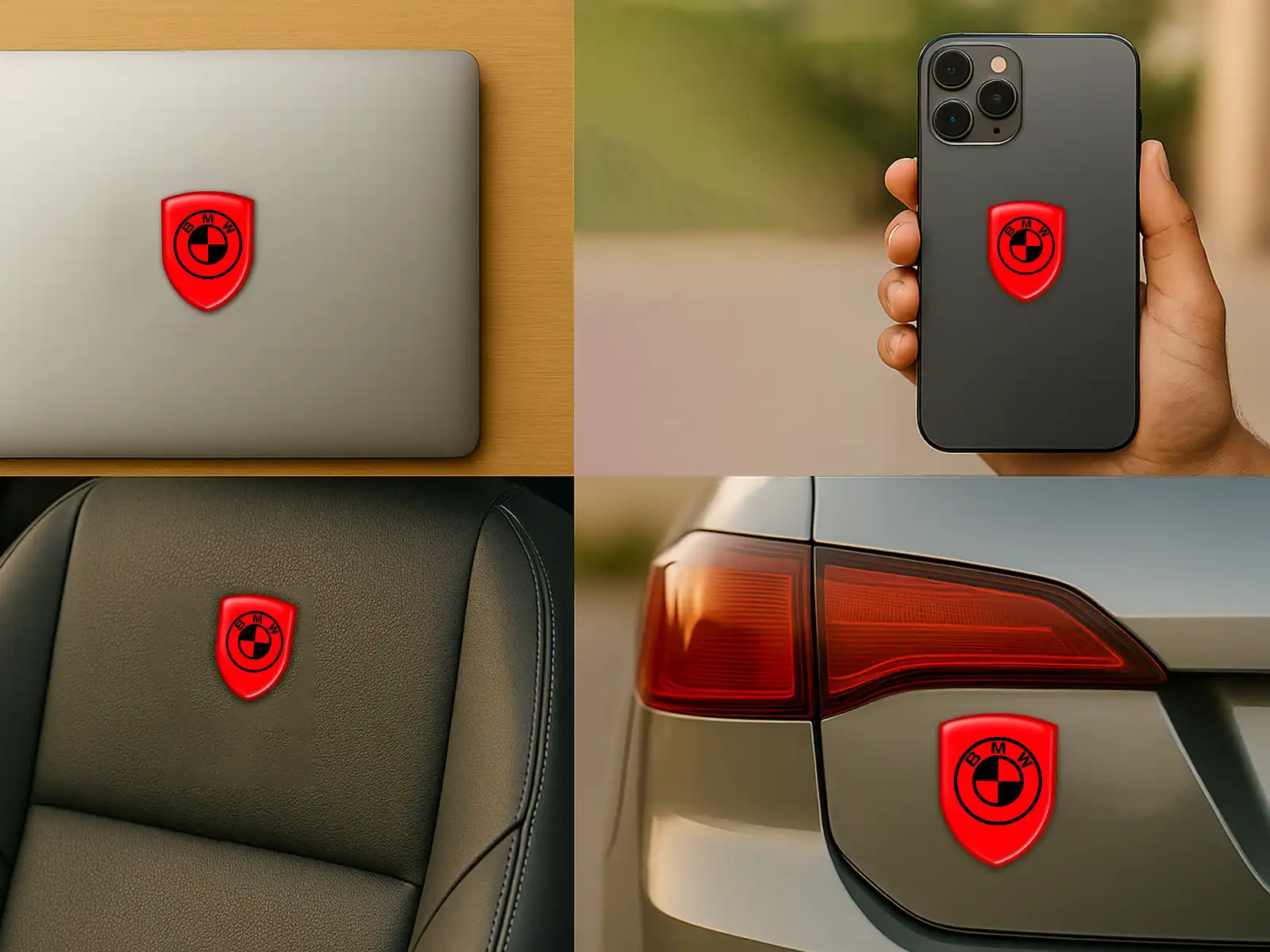 BMW Vinylsticker Auto Limitiert Stern Minimalistisch